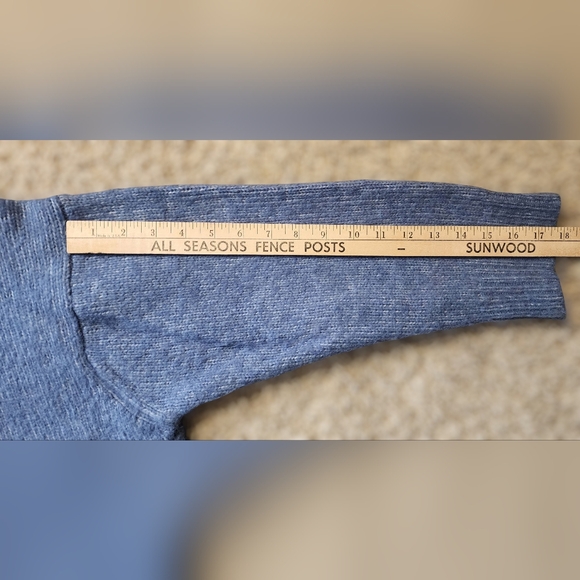 Zara Medium Blue Roll Neck Turtleneck Sweater - Picture 8 of 10